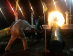 Festival Meriam Karbit Meriahkan Malam Takbiran Di Sintang