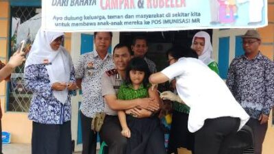 Puskesmas Bonti Siap Sukseskan Imunisasi MR