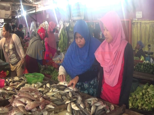 Inflasi Ketapang di bulan Februari berada di angka 3,5 %. Angka inflasi ini dinilai masih katagori terkendali. Namun, harga makanan melonjak tinggi. Foto: dok berkatnewstv