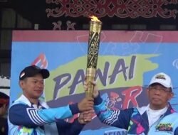 Okto Kagum Pawai Obor Asian Para Games di Pontianak Paling Sukses