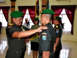 Bambang Trisnohadi Pegang Tongkat Danrem 121/Abw. Bambang Ismawan Dipromosikan Menjadi Kasdam Brawijaya
