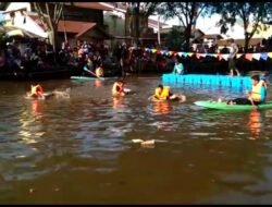 Pertama Kali di Pontianak, Lomba Kayuh Kuali di Parit