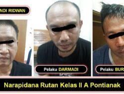 Satu Oknum Sipir Rutan Klas IIA Pontianak Terlibat Jaringan Narkoba
