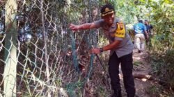 PAGAR PEMBATAS DI ENTIKONG RUSAK DAN BOLONG