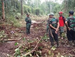 Kodam XII/Tpr Buka Jalan Daerah Terisolir Desa Bagan Asam.