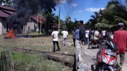 motor pelaku pencabulan dibakar
