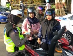 Ops Zebra Kapuas Tilang 200 Kendaraan, Kasat Lantas Imbau Disiplin Berkendara
