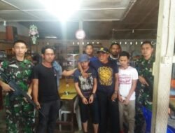 Satgas Pamtas Yonif 511/DY Amankan Dua Warga Malaysia Bawa Narkoba