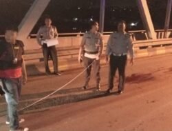 Seorang Pengendara Tewas Akibat Laka Tunggal di Jembatan Landak
