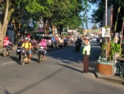 Strong Point Pagi Cegah Kemacetan dan Lakalantas