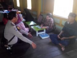 Bhabinkamtibmas Berpesan Kepada Warga Jelang Pileg dan Pilpres