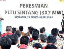 Resmikan PLTU, Jarot Harap Sisa 49 Persen Desa Teraliri Listrik