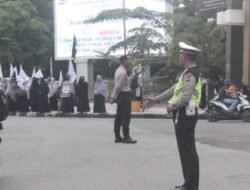 71 Personil Gabungan Amankan Jalannya Aksi Bela Muslim Uyghur