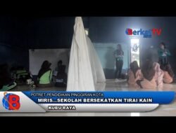 Miris….Sekolah Bersekatkan Tirai Kain