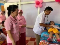HUT YKB ke-39, Bhayangkari Singkawang Periksa Kesehatan Anak TK