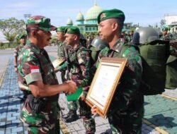 Tugas Operasi Dua Batalyon TNI AD di Perbatasan RI – Malaysia Berakhir