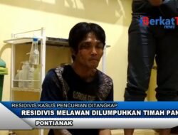 Residivis Melawan Dilumpuhkan Timah Panas