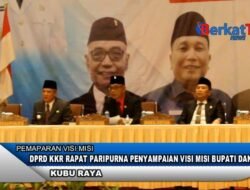 DPRD KKR Rapat Paripurna Penyampaian Visi Misi Bupati Dan Wabup