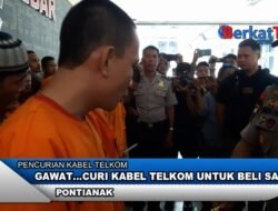 Gawat…..Curi Kabel Telkom Untuk Beli Sabu