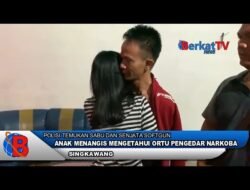 Anak Menangis Mengetahui Ortu Pengedar Narkoba