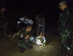 Yonif 643/Wns Amankan 14.400 Liter Miras di Lintas Batas Segumon