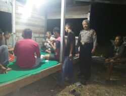 Polsek Rasau Jaya Dorong Hidupkan Kembali Siskamling. 50 Pos Dibangun Swadaya