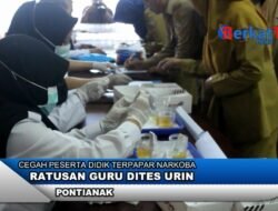 Ratusan Guru Dites Urin