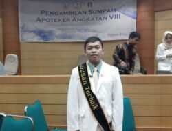 Perjuangan Adit, Lulusan Terbaik Pendidikan Profesi Apoteker Untan