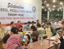 Humas Polda Kalbar Ngopi Mas Bersama Media