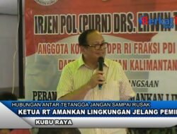 Ketua RT Amankan Lingkungan Jelang Pemilu