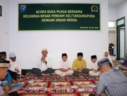 Pendam XII/Tpr Buka Puasa Bersana Awak Media