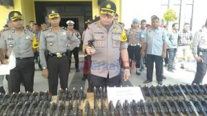 Jelang Putusan MK, Senjata Api Anggota Polisi Diperiksa