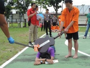 15 Adegan Rekonstruksi Pembunuhan di Meragun. Empat Pelaku Terancam Penjara Seumur Hidup