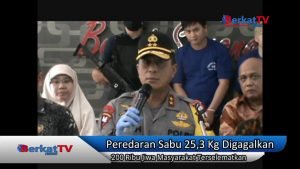 Peredaran Sabu 25,3 Kg di Pontianak Digagalkan. 200 Ribu Jiwa Terselamatkan