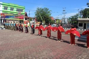 Tarian Budaya Multietnis Warnai Puncak HUT Bhayangkara