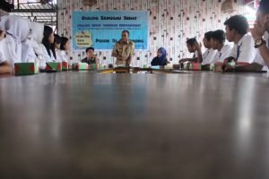 Dialog Kesehatan Bersama Pelajar Sanggau. Kadiskes Sampaikan Tujuh Pesan