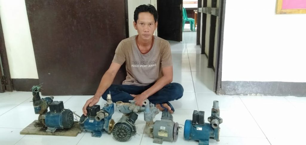 Bhabinkamtibmas Desa Kedukul Ungkap Pencurian Pompa Air