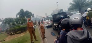 Penderita ISPA Di Kubu Raya Hampir Seribu Orang. Lima Ribu Masker Dibagikan