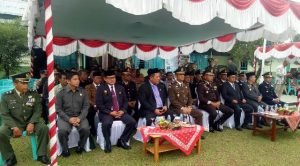 HUT ke-74 TNI, Danramil Entikong Sampaikan Amanat Panglima TNI
