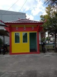 Viral, Pos Satpam di Dinas Pendidikan Berasitekturkan Kelenteng