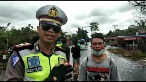 Banjir Genangi Jalan Trans Kalimantan, Rekayasa Lalu Lintas Dialihkan ke Sui Pinyuh