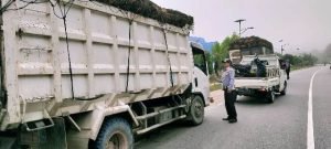 Truk Kelebihan Muatan Dirazia