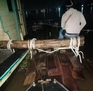 Kayu Meranti Ilegal di Ambawang Diamankan