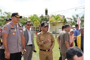 Deklarasikan ZI WBBM, Personel Polres Singkawang Bacakan Komitmen Integritas