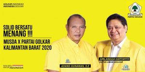 Demi Soliditas Golkar Kalbar, Adang Gunawan Menyatakan mundur