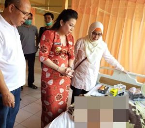 Tjhai Chui Mie Intruksikan Dua Anak Korban Luka Bakar Dirawat di ruang Khusus