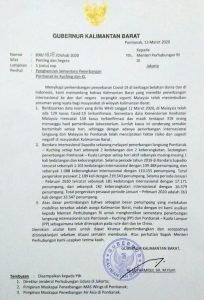 Sutarmidji Usulkan Penghentian Sementara Penerbangan dari dan ke Pontianak – Malaysia