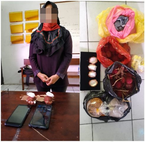 Wanita Jaringan Lapas Selundupkan Sabu Dalam Rambutan