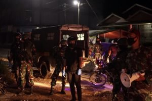 Tim Gabungan Patroli di Wilayah Perbatasan Cegah Covid-19