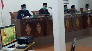 DPRD Kubu Raya Paripurna LKPj Lewat Vicon